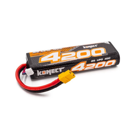 Konect Lipo 4200mah 7.4V 40C 2S1P 31Wh (Caja redonda XT60)