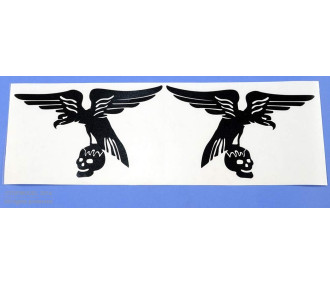 BLACK "RAPACE" SQUADRON BADGE SET
