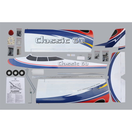 Aerei R/C per principianti - Phoenix Model Classic .61-.91/15cc ARF 1.73m - FLASH RC
