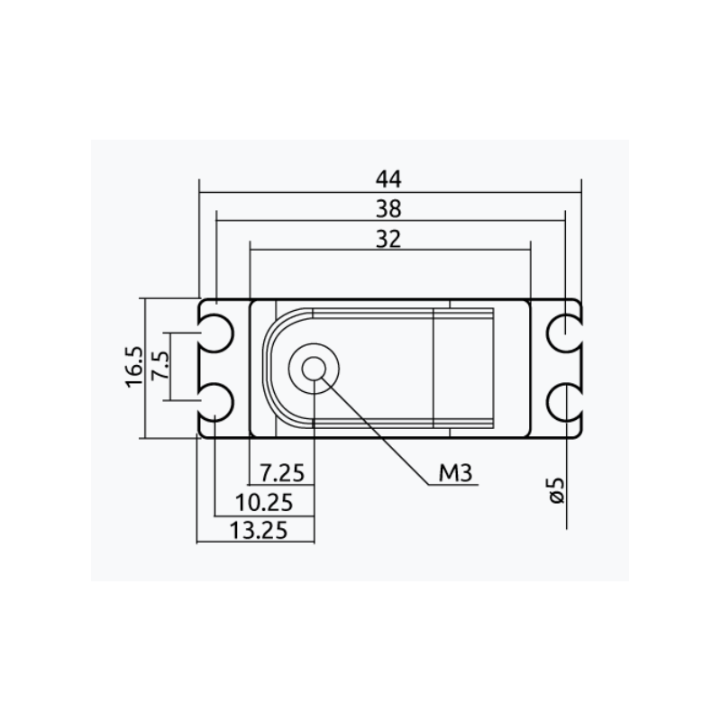 Servo numéroqie chaservo DS165 16,5mm HV 9kg BB MG Servo - FLASH RC