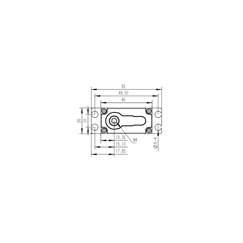 Servo numéroqie chaservo HV7010 70kg HV 20mm Brushless MG - FLASH RC