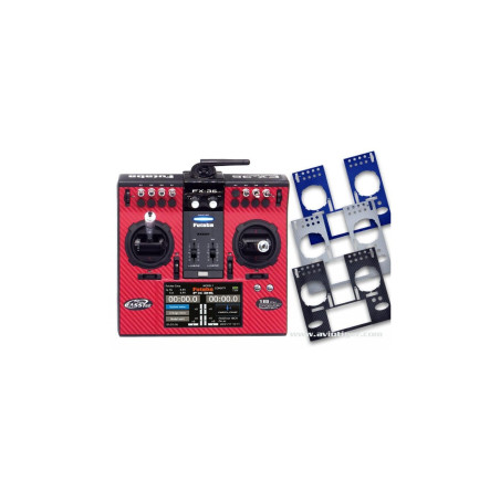 STICKER FX36 BLUE METAL CARBON LOOK