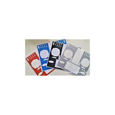 ADHESIVO FX36 AZUL METAL CARBONO LOOK