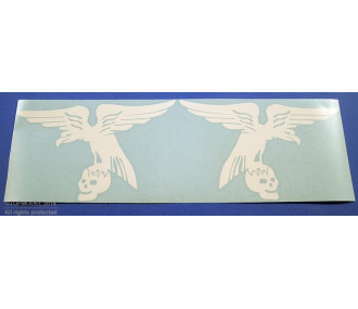 SATZ ABZEICHEN STAFFEL "RAPACE" WEISS