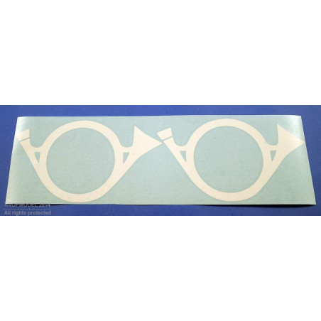 SET DI DISTINTIVI DI SQUADRIGLIA "COR DE CHASSE" BIANCO