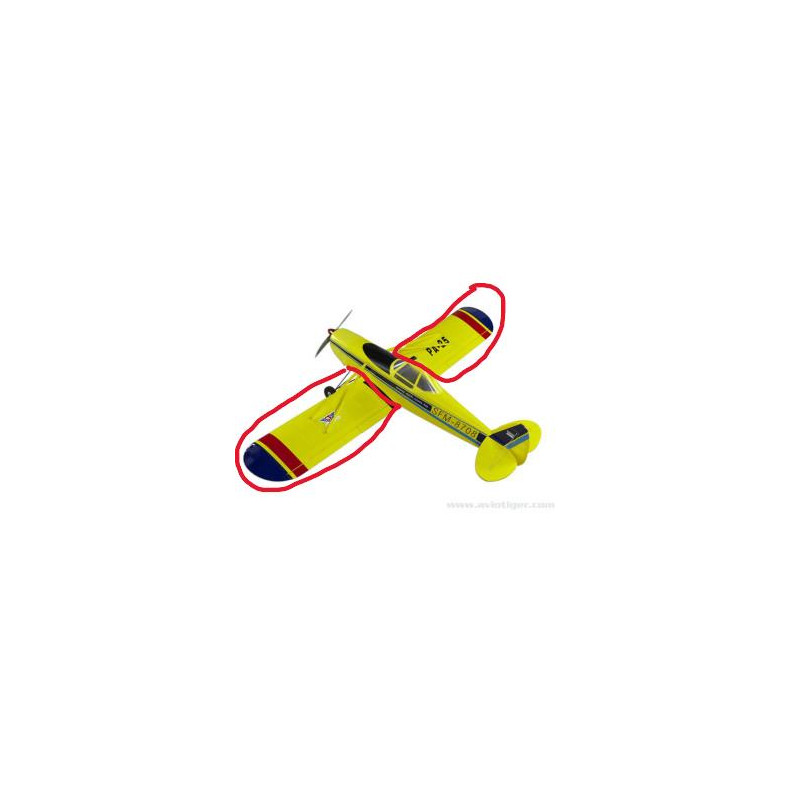 ALAS PIPER MODELO PA-25 SF