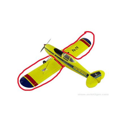 ALAS PIPER MODELO PA-25 SF