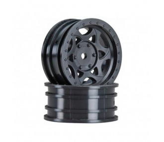 Ricambi per auto RC - AXIAL AX08138 1.9 Walker Evans Street Wheel Nero (2) - FLASH RC