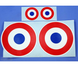 SET OF TRICOLOR ROUNDELS