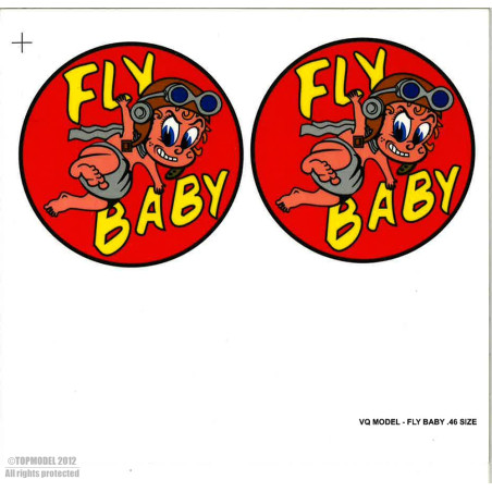 FLY BABY AUTOCOLLANTS - FLASH RC