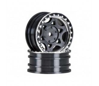 AXIAL AX08140 1.9 Walker Evans Street Whl Chr/Blk (2) - FLASH RC