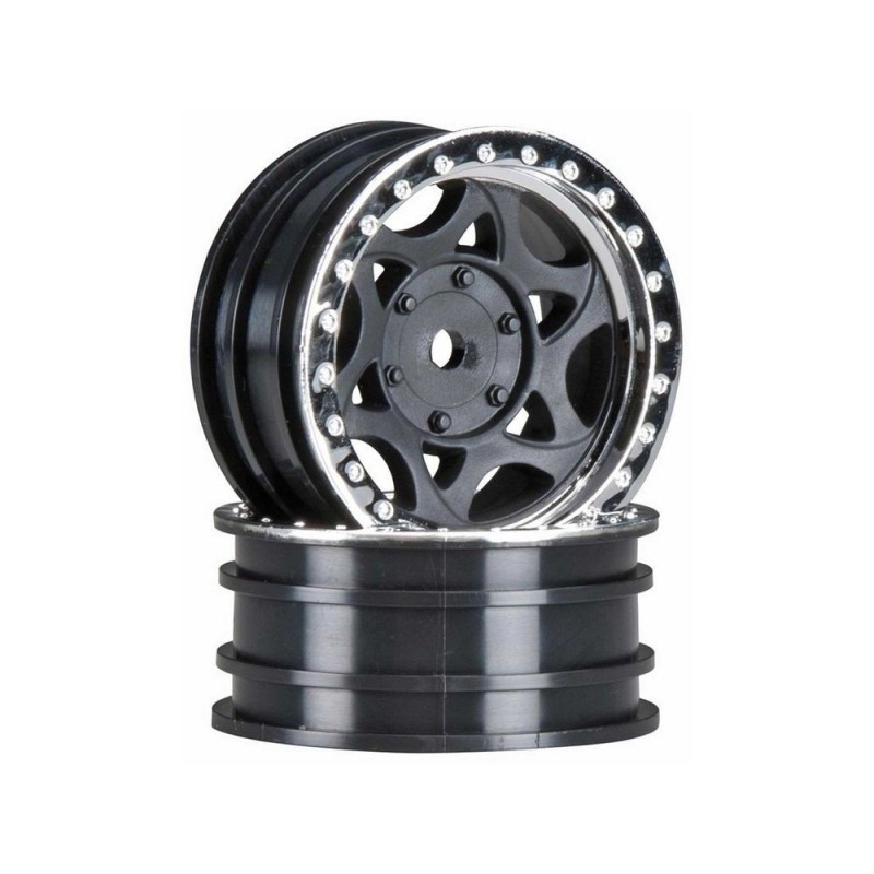 Ersatzteile RC-Cars - AXIAL AX08140 1.9 Walker Evans Street Whl Chr/Blk (2) - FLASH RC