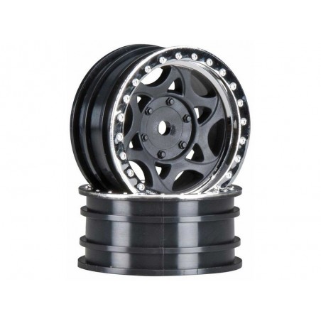 AXIAL AX08140 1.9 Walker Evans Street Whl Chr/Blk (2) - FLASH RC