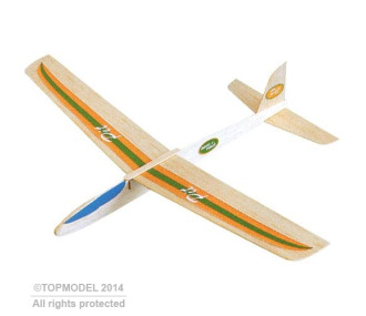 PIT 0,34m KIT DE VUELO LIBRE BALSA