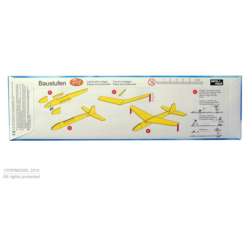 PIT 0,34m VOL LIBRE KIT BALSA - FLASH RC