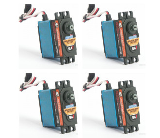 Pack de 4 SERVO ANDERSON BRUSHLESS BS130 15KG DIG. - FLASH RC