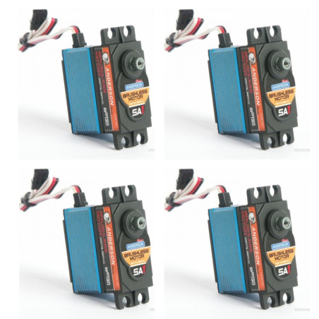 Pack de 4 SERVO ANDERSON BRUSHLESS BS130 15KG DIG. - FLASH RC