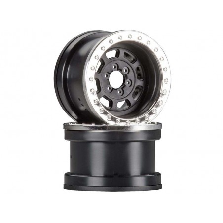 Recambios para coches RC - AXIAL AX08142 2.2 Trail ReadyHD Series Ruedas Cromo (2) - FLASH RC
