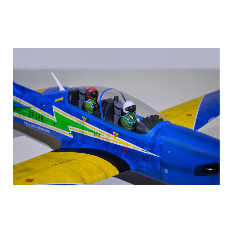 Avion Phoenix Model - TUCANO env. 2,4m  avec train électrique 50-60cc ARF CARBON - FLASH RC