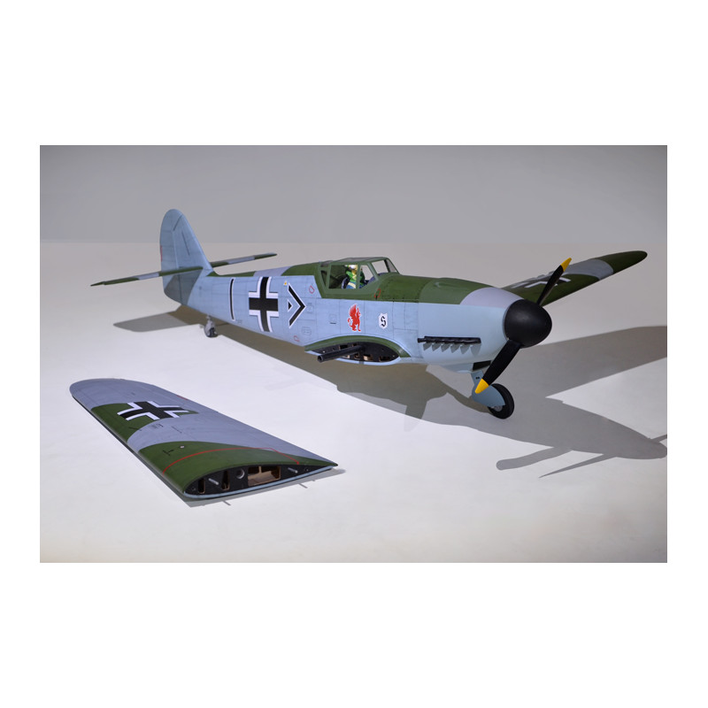 Avion Phoenix Model - Messerschmitt Bf 109 1.97m avec trains électriques ARF Size 30-35cc - FLASH RC