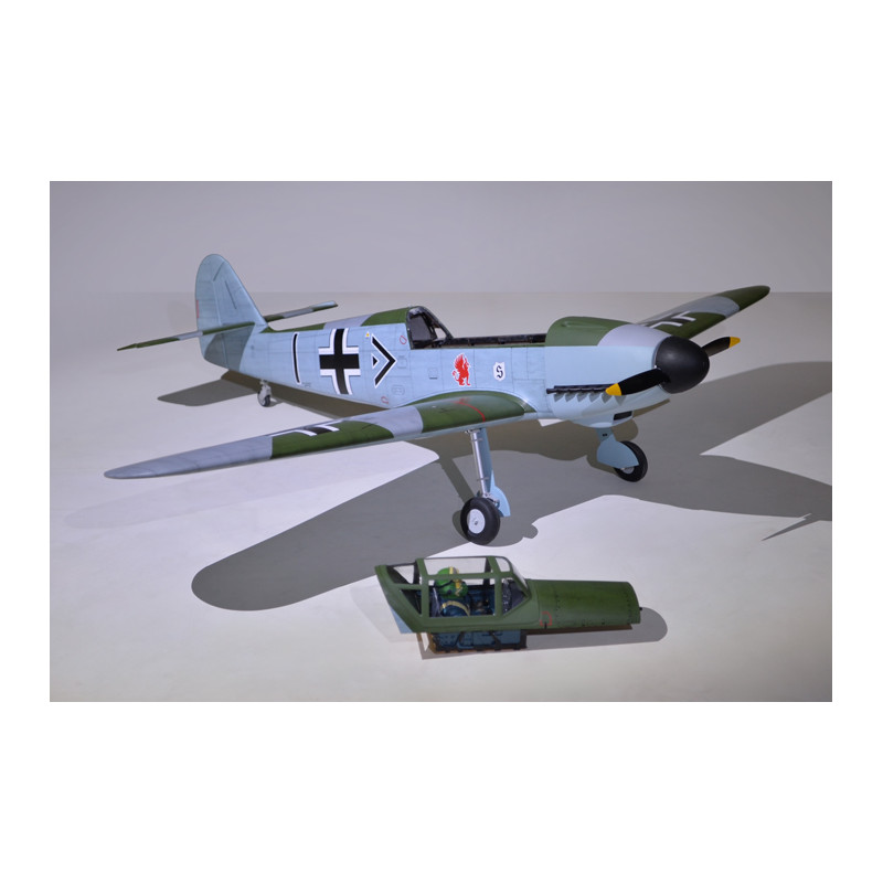 Avion Phoenix Model - Messerschmitt Bf 109 1.97m avec trains électriques ARF Size 30-35cc - FLASH RC