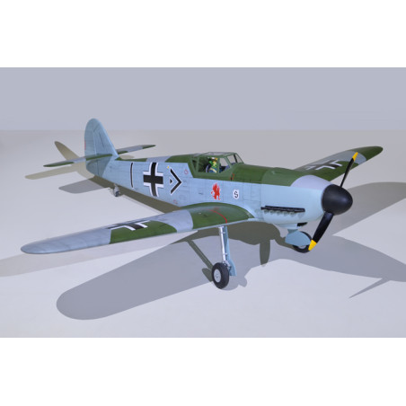 Avion Phoenix Model - Messerschmitt Bf 109 1.97m avec trains électriques ARF Size 30-35cc - FLASH RC