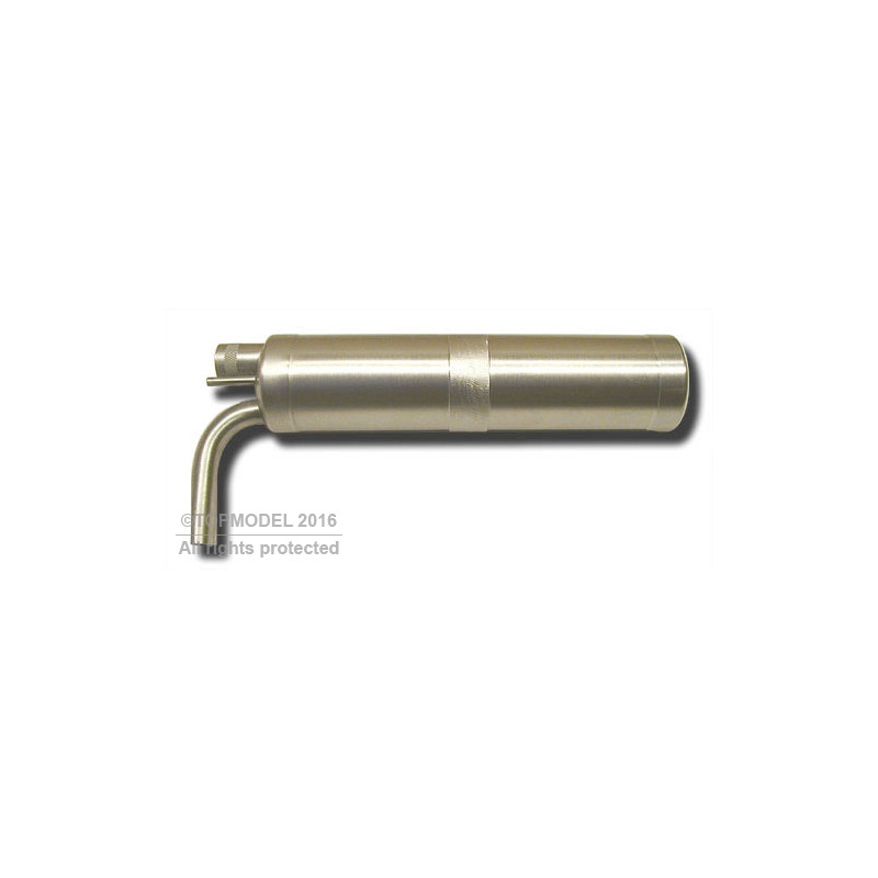 SILENCIOUS ALUMINUM FRONT EXIT SMOKED UP TO 95cc - FLASH RC