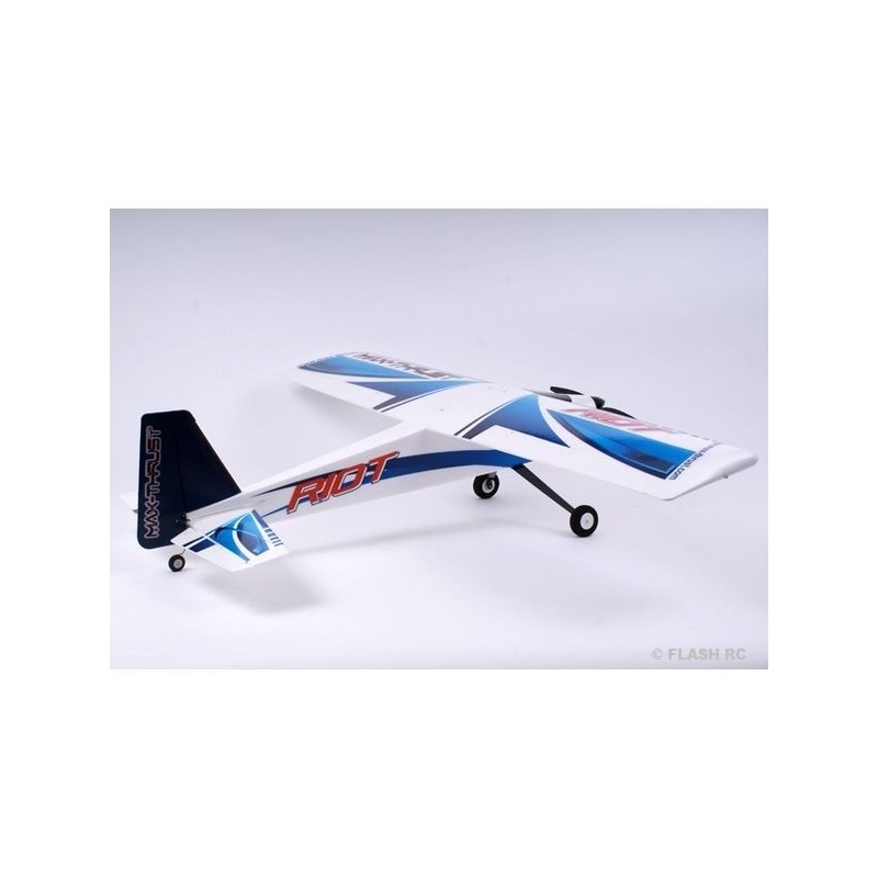 Aviones Rc para principiantes - Top Rc Hobby Riot avión azul PNP aprox.1,40m - FLASH RC