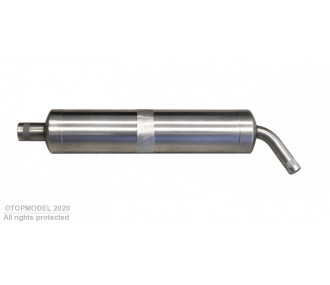 SILENCIEUX ALU ABGEKREDETER AUSGANG BIS 95cc - FLASH RC 2