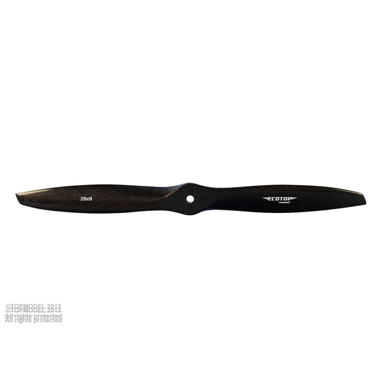 CARBON-HELIZE BIPALE ECOTOP 28x9 2ND CHOIX - FLASH RC
