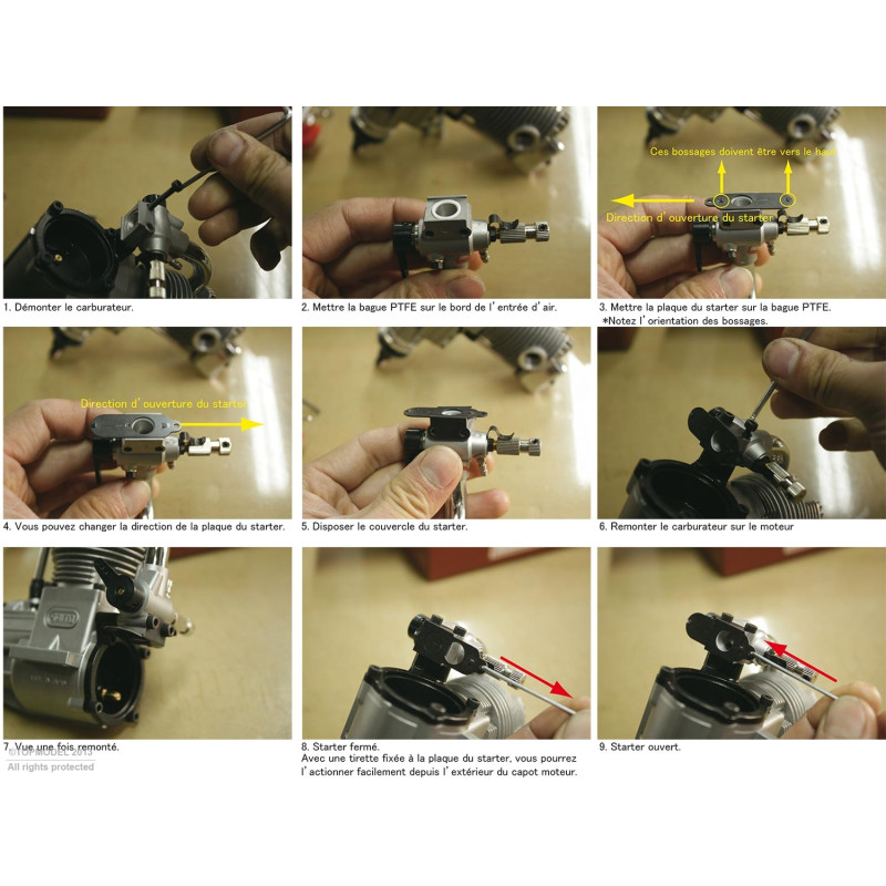 SAITO FA-45/91 STARTER SET - FLASH RC