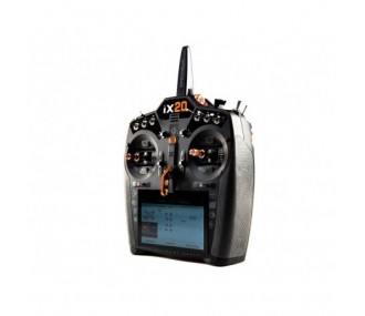 Funkfernsteuerungen - Spektrum DSMX 2.4Ghz 20-Kanal iX20 Funkgerät - nur Sender - FLASH RC