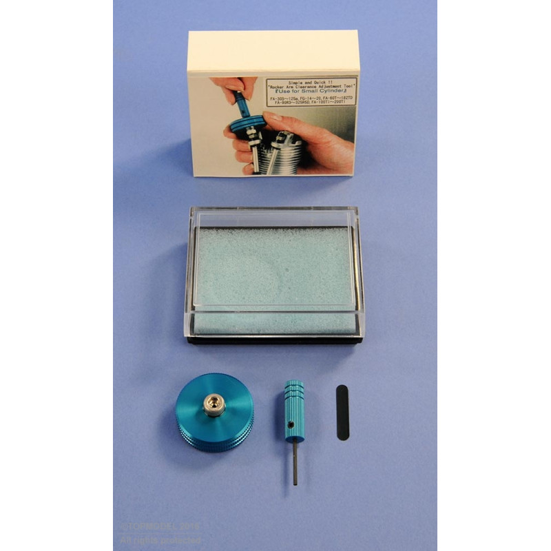 KIT REGLAGE SOUPAPE (BLEU) - FLASH RC