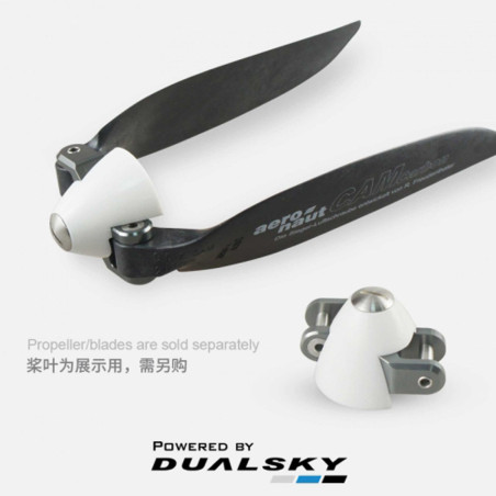 DUALSKY Tipo Z Spinner ø 25mm Eje motor 3,0mm para hélices plegables FPS_25Z.3