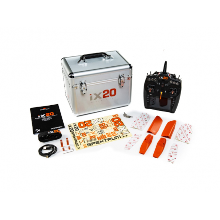 Radiocommandes - Radio iX20 20 Voies Spektrum DSMX 2.4Ghz - émetteur seul - FLASH RC