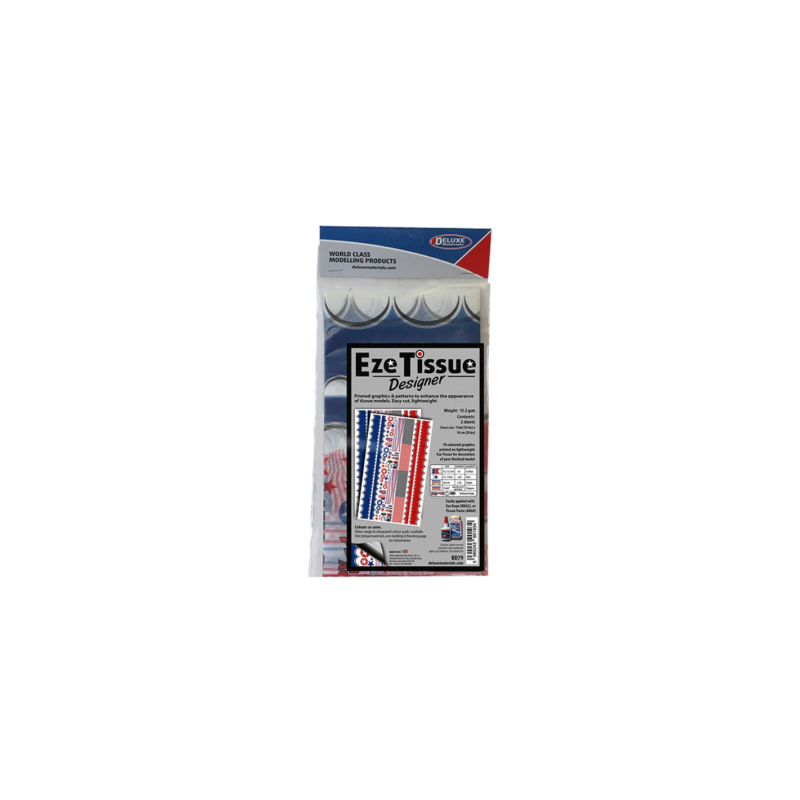 Papier de finition Deluxe Materials Eze Tissue - Designer (Couleurs Variées) - FLASH RC