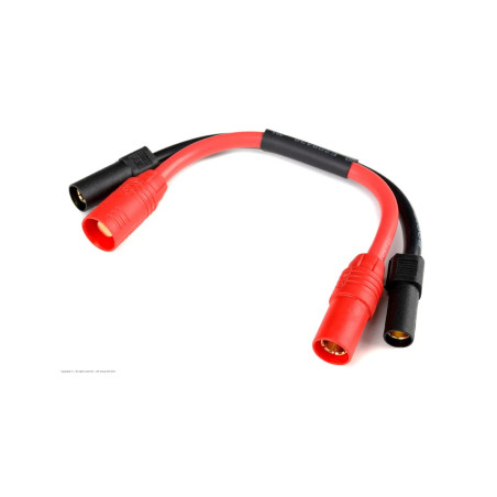 GForce GF-1311-030 Câble d'extension de puissance XT-150 + As-150 Anti Spark 10Awg Câble silicone 12Cm 1 pc