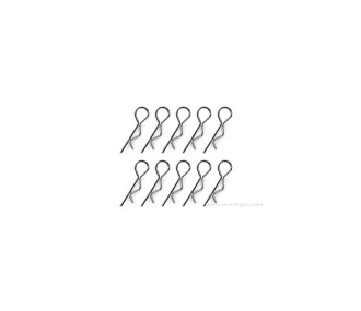 CARRO-CLIPS 1/8 SCHWARZ BREIT 45
