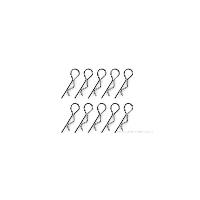 CARRO-CLIPS 1/8 SCHWARZ BREIT 45