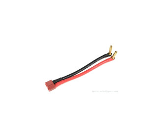 GForce GF-1325-070 Câble adaptateur Bullit 4Mm Gold  Deans femelle 12Cm 1 Pc - FLASH RC