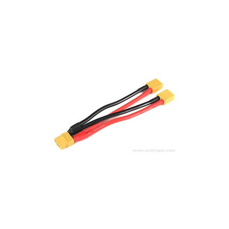 GForce GF-1321-016 Câble Power V parallèle XT-60 12Awg Câble silicone 12Cm 1 pc - FLASH RC