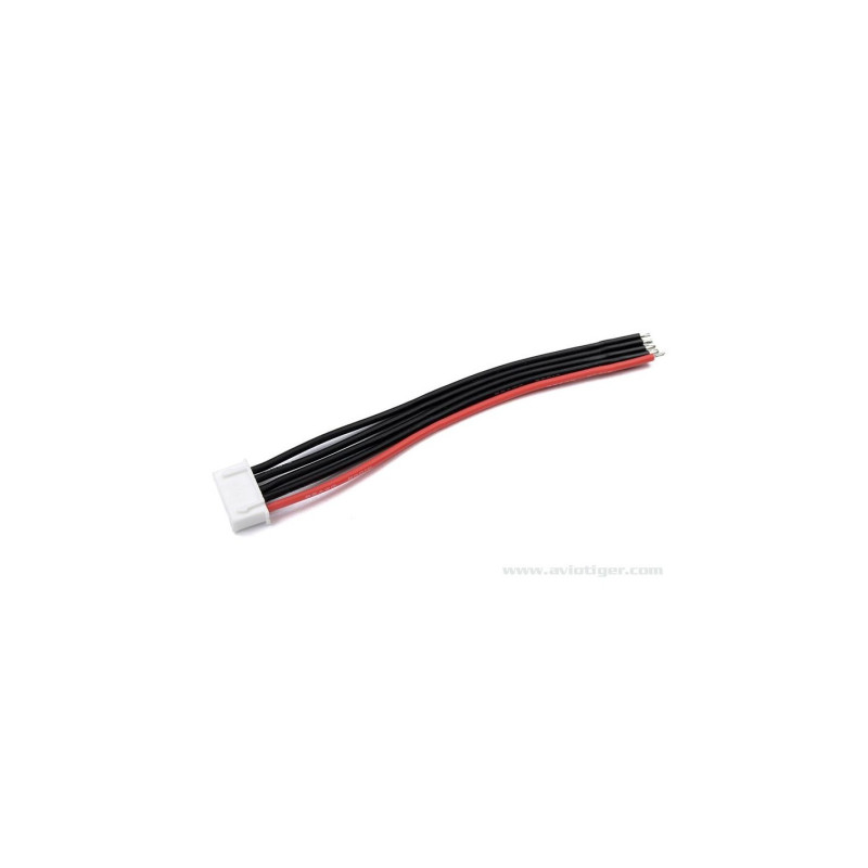 Connecteur d'équilibrage - Male - 4S-XH avec câble - 10cm - Câble silicone 22AWG - 1 pc - FLASH RC