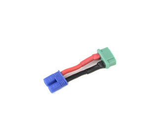 GForce GF-1301-095 Câble adaptateur d'alimentation Ec-2 mâle en Mpx femelle 14Awg Câble silicone 1 pc - FLASH RC