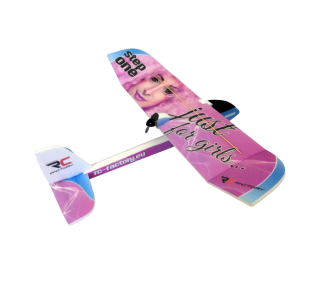 Fabbrica di aerei RC Step One Rosa circa 0,85m - FLASHRC