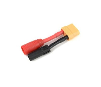 GForce GF-1301-148 Câble adaptateur de puissance XT-90 femelle en As-150 + XT-150 mâle 10Awg silicone câble 1 pc - FLASH RC