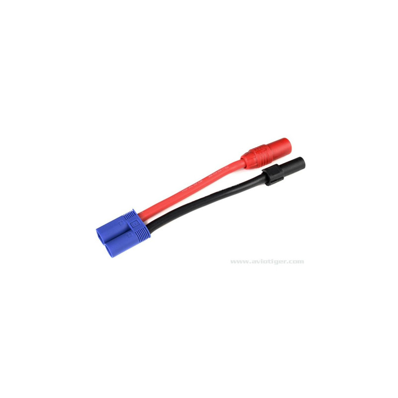 GForce GF-1301-123 Cavo adattatore di alimentazione da Ec-5 maschio a As-150 + XT-150 femmina 10Awg Cavo in silicone 1 pezzo