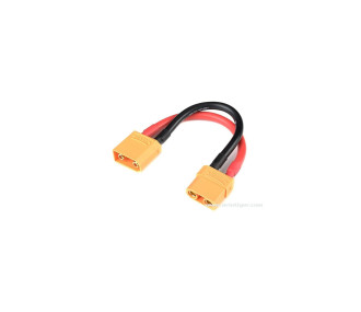 Rallonge de puissance XT-90 10Awg Câble silicone 12Cm 1 pc - FLASH RC