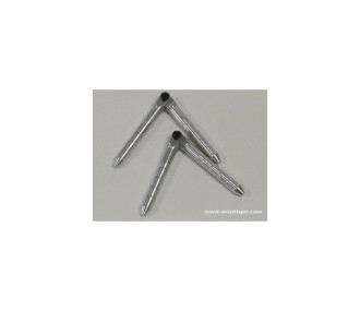 BISAGRA DE ALUMINIO REMOVIBLE Diámetro 6x98mm (2)