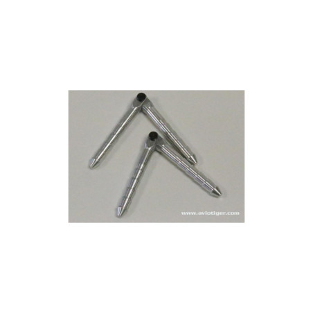 CERNIERA IN ALLUMINIO REMOVIBILE Diametro 6x98 mm (2)