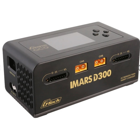 Batterieladegerät Gens Ace iMars D300 G-Tech Channel AC/DC 300W/700W RC-EU Schwarz